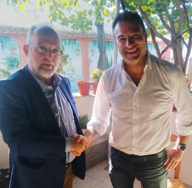 Συνάντηση του δημάρχου  Μαρωνείας Σαπών με τον διευθύνοντα σύμβουλο της Pharmathen