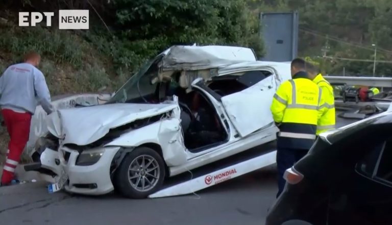 Θεσσαλονίκη: Σοβαρό τροχαίο με σύγκρουση τριών οχημάτων στον περιφερειακό (video)