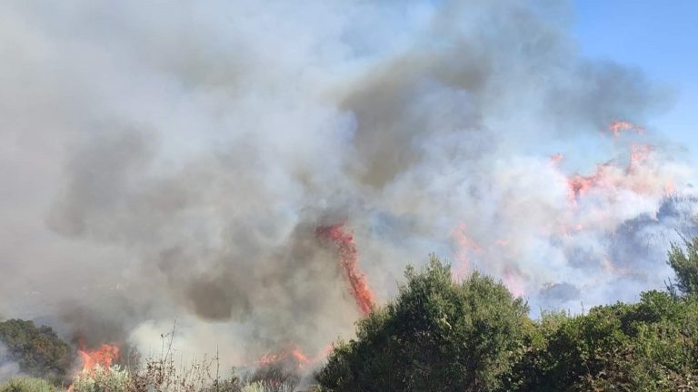 Κέρκυρα: Υπό έλεγχο οι φωτιές σε Βίστωνα και Τρουμπέτα