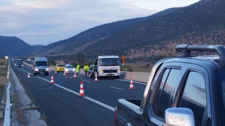 Κοζάνη: Καραμπόλα τριών αυτοκινήτων στην Εγνατία οδό (βίντεο)